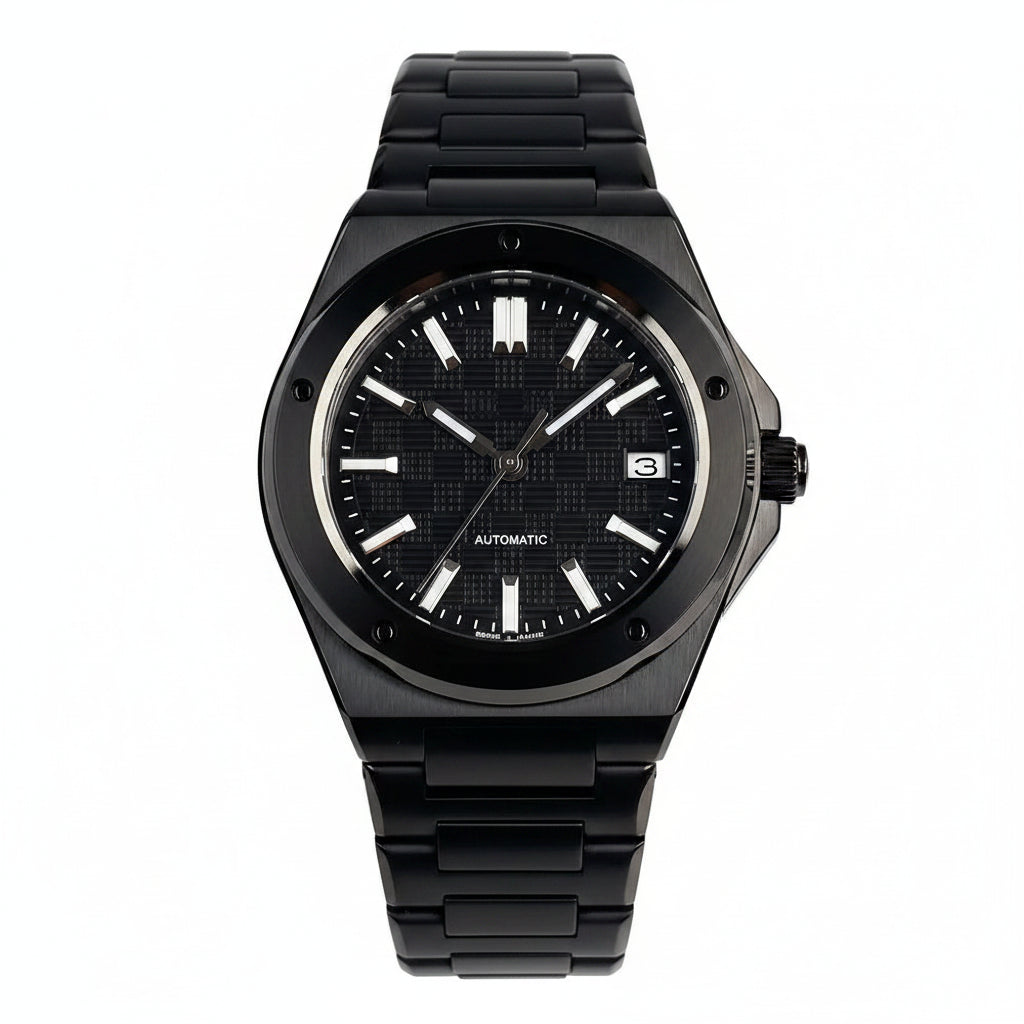 PVD Black Engineer Watch