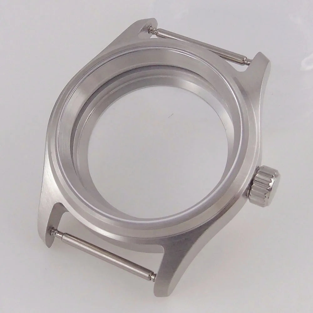 Pilot Watch Case Stainless Steel 36mm/39mm +Watchband Sapphire Fit NH34 NH35 NH36 ETA2824 PT5000 Miyota8215 821A Movt