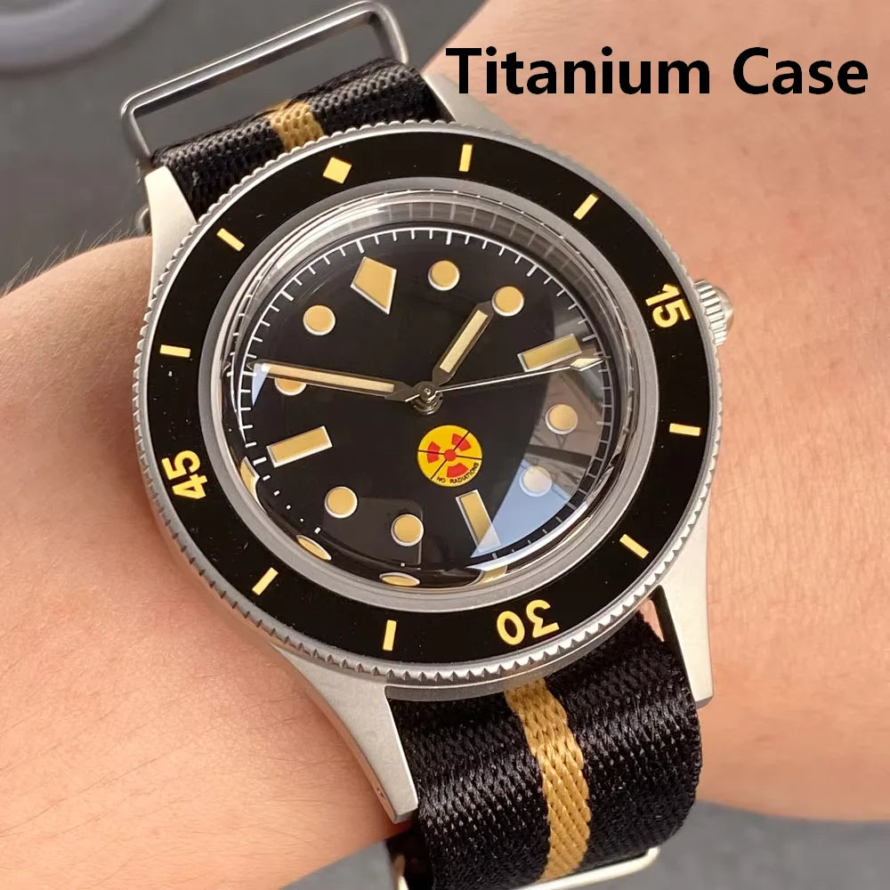 TA2 Titanium Fifty Fathoms Diver Tandorio TD223T Japan NH35 Miyota