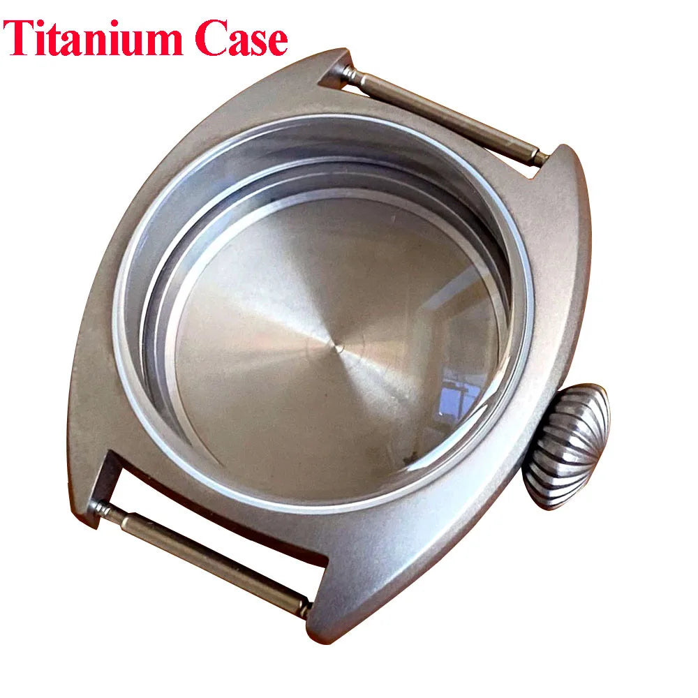 New 36mm Double Domed Sapphire Glass Solid Bronze Watch Cases NH35 Fit NH35 NH36 NH38 ETA2824 PT5000 Movement