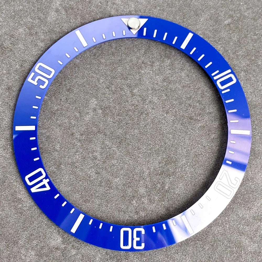 39.8mm*31.6mm Ceramic/Alloy Bezel Insert for GMT SUB SEA Steel Watch Slope Bezel Ring Dive Watch Mod