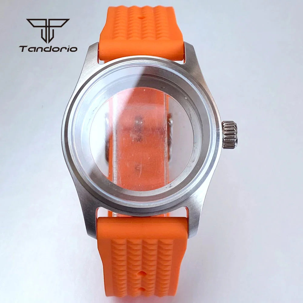 Pilot Watch Case Stainless Steel 36mm/39mm +Watchband Sapphire Fit NH34 NH35 NH36 ETA2824 PT5000 Miyota8215 821A Movt