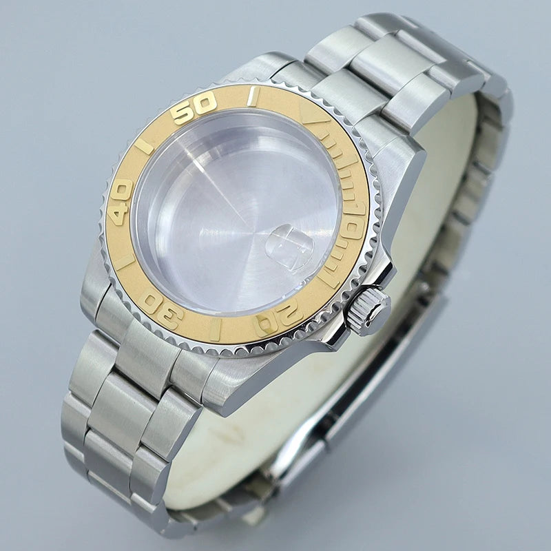 40MM Submariner watch case Eta2824 Sw200 PT5000 Sloping Bezel Sapphire GMT Yacht Master