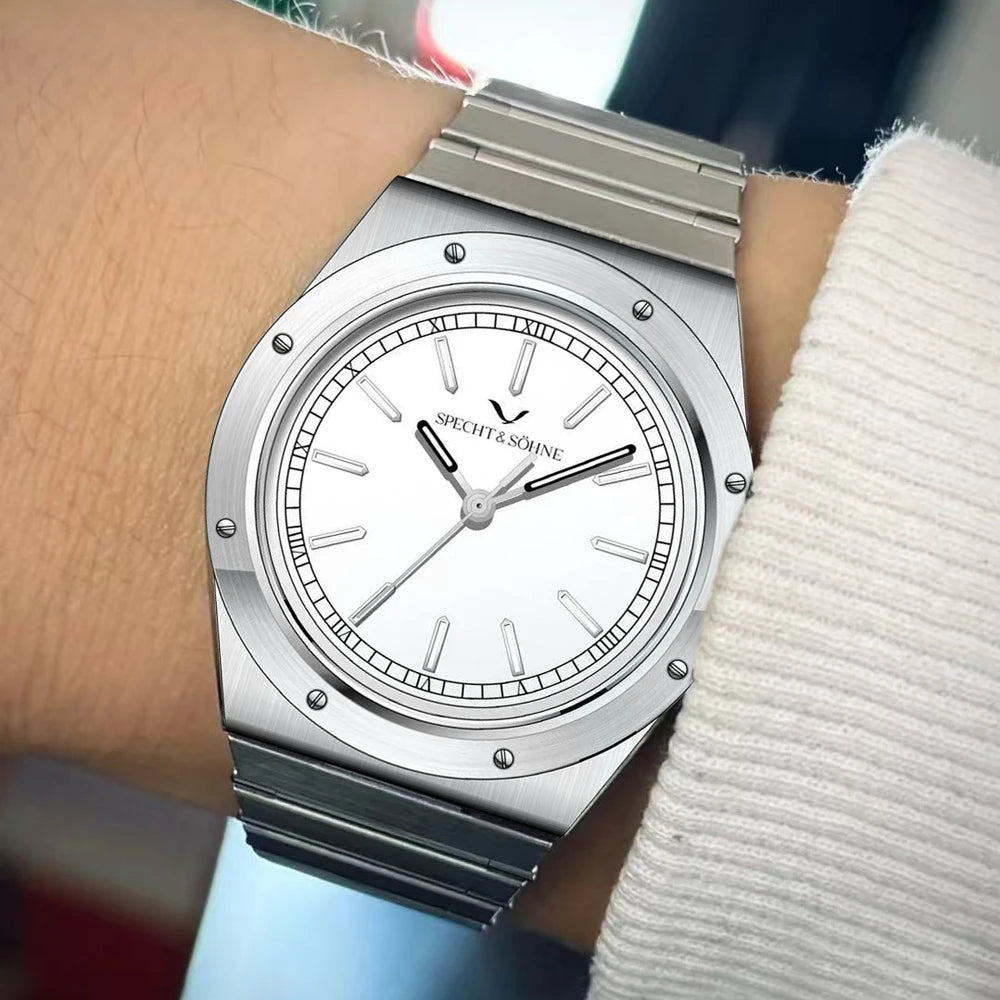 Quartz Engineer Watch Specht & Söhne Sp0031 VH31 Movt Sapphire Crystal 50M Water Resistant 38MM