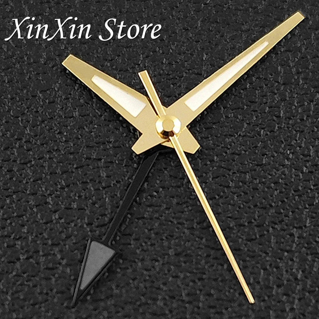 GS 4 Pointers NH34A GMT Watch Hands C3 Green Luminous Watch Needles for NH34 NH35 NH36 NH38 Movement