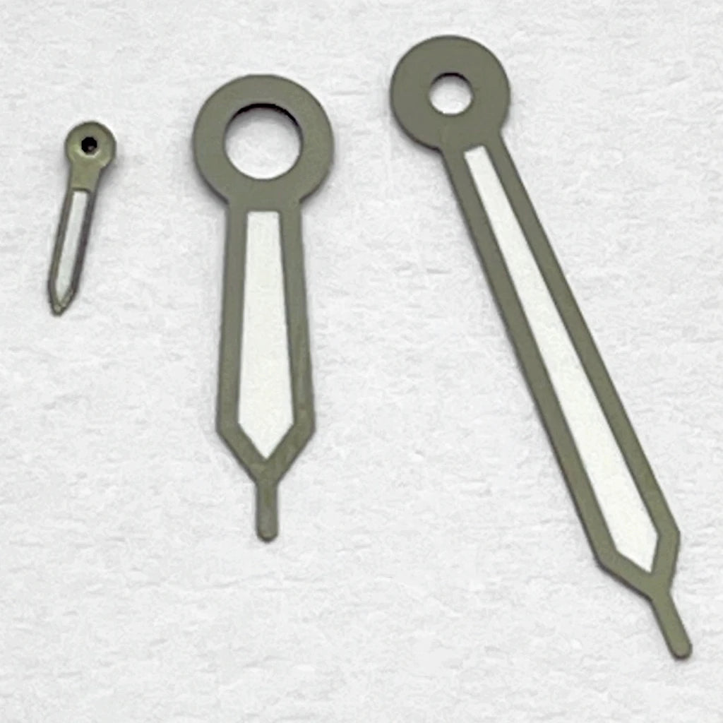 Nipple end ETA6497 Watch Hands Silver/Blue/Gold/RoseGold Green Luminous Fit ETA 6497 6498 ST3600 3620 Movement Accessory Part