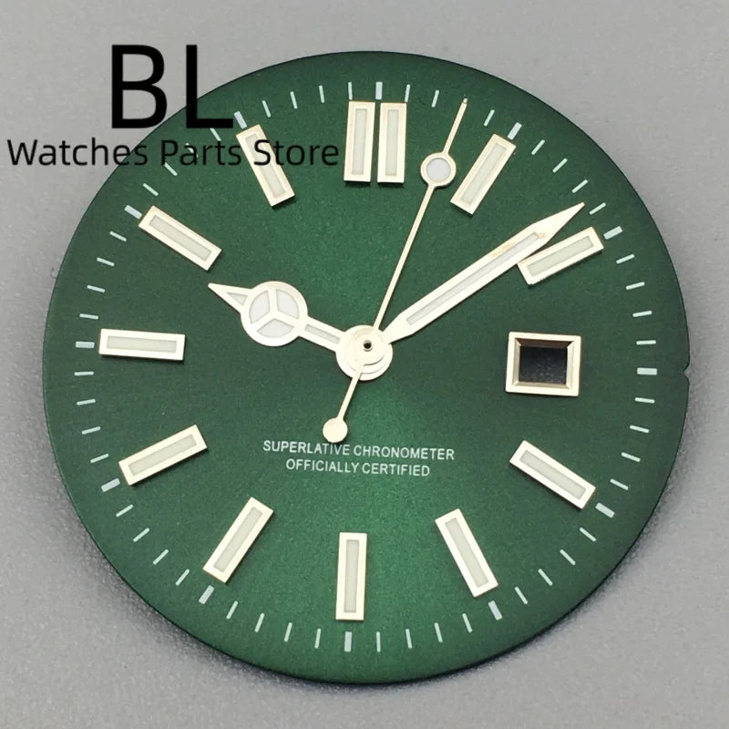 24.5MM Dial for women's watch Sunburst NH05 Watch Dial Gold Rose Sticks Number Women's Mechanical Watch Modified Parts Fit 31mm NH05 NH06 Watch