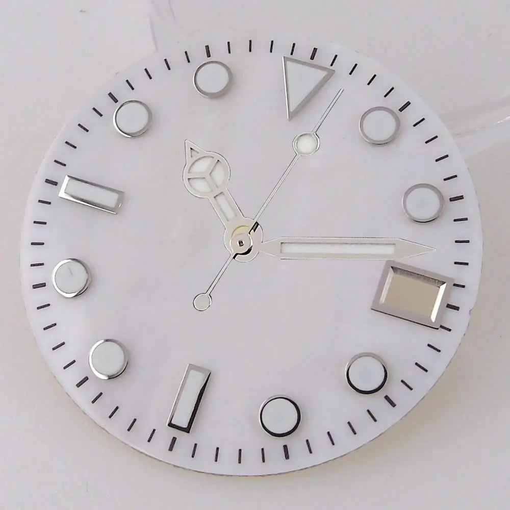 SUB MOP Watch Dial 29mm para sa NH 35 NH 36 D iver na Mga Bahagi ng Relo Itim/Kahel/Puti 3.8/3 dial feet Berde Luminous
