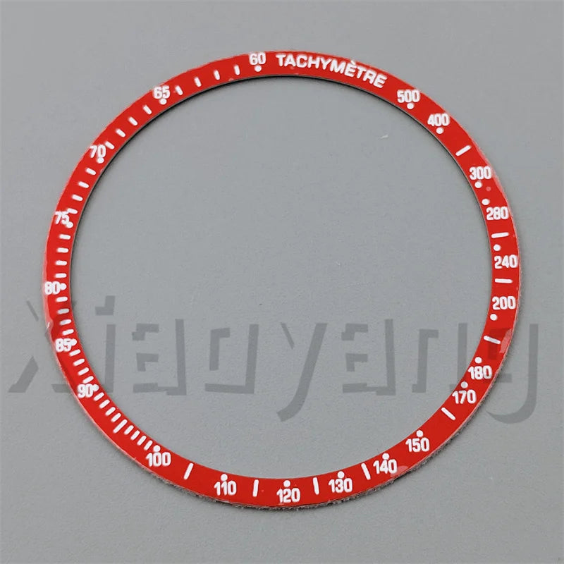 Speed Master Case 40mm VK63 Silver Watch Case Blue Green Black Silver Insert With Coated Glass For VK63 Quartz Chronograph Movement Steel Bracelet