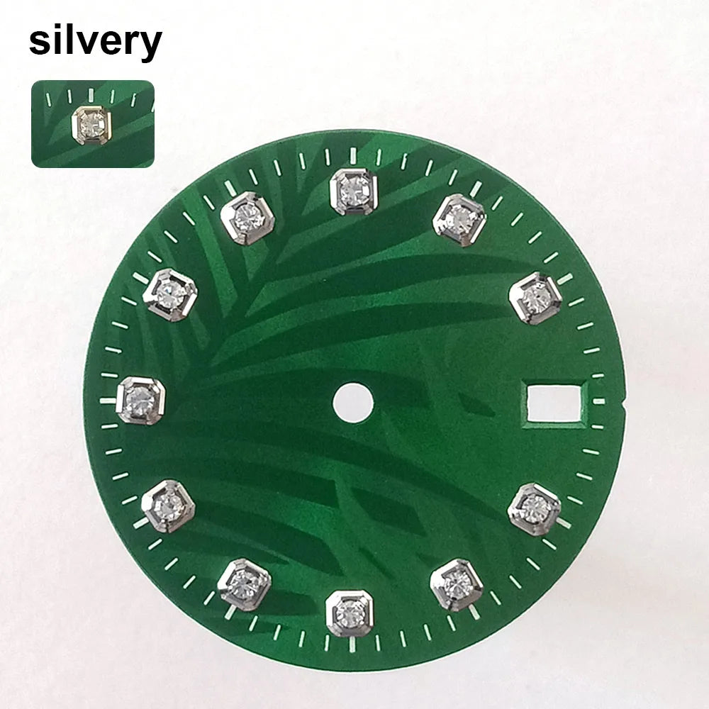 151 type of dials Submariner 28.5mm dial with calendar window suitable for NH35 movement luminous dial can support DIY dial customization name/logo
