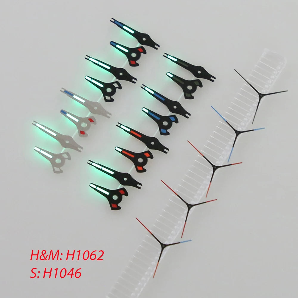 New Color Matching 1062 Special Air Design Super C3 Green Luminous Fit Japan NH34 35 36 38 70 Movement SKX007 Watch Hands