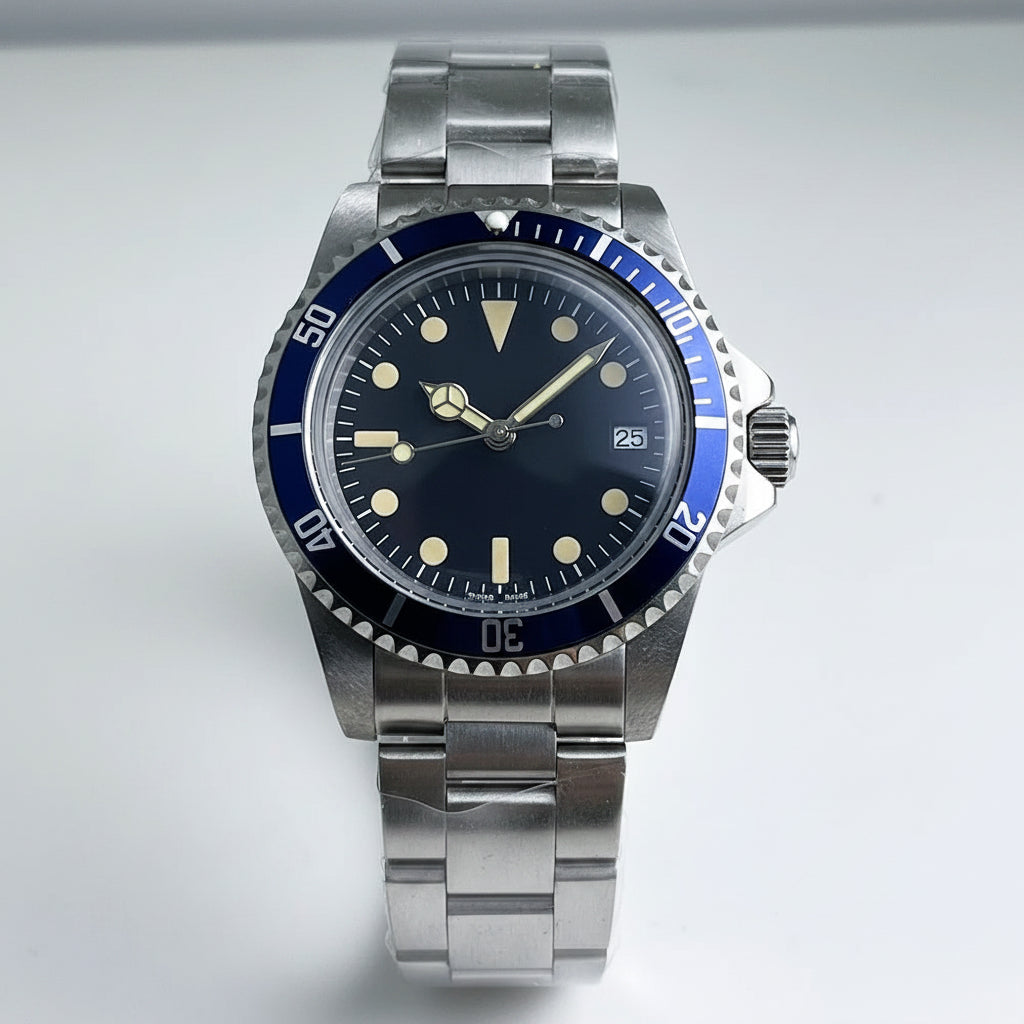39mm Submariner Diver vintage Men's Watch Japan NH35 rotating bezel Sapphire 10ATM