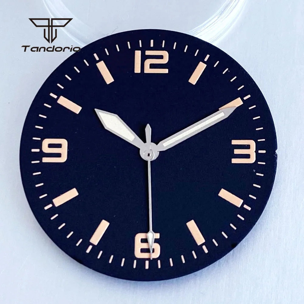 40mm Serica Mod ダイブケース ドーム型サファイア + ブレスレット + 31mm 文字盤 + 針 Mod アクセサリー NH35 NH36 NH38 ETA2824 PT5000 ST2130 Miyota8215 に対応