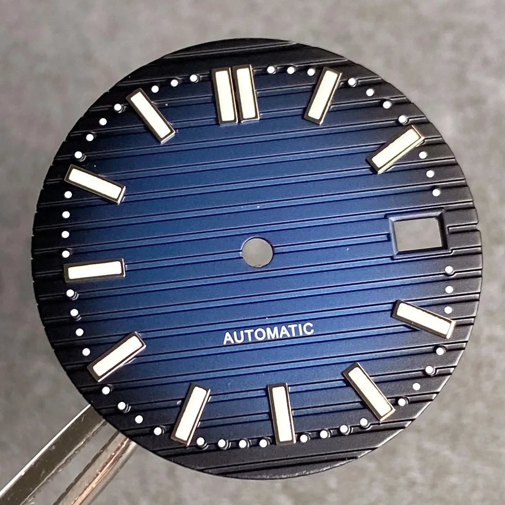 Square Watch Case fit for Philippe Nautilus 40mm Japan NH35A NH34 NH70 Movement Sapphire Glass Watch Parts