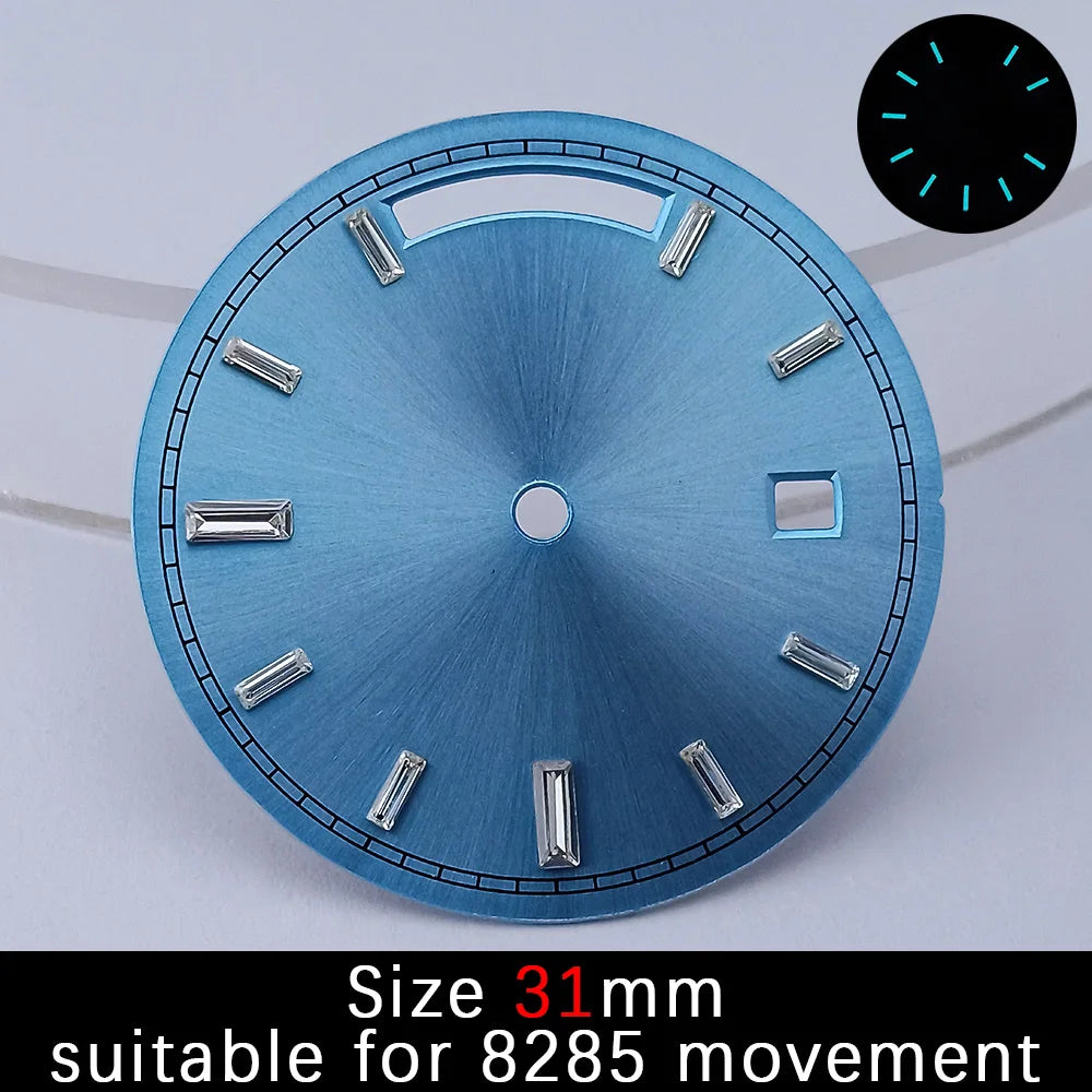 40MM M8285 Watch Case M8215 Watch 316L stainless steel strap Sapphire mirror and stainless steel case accessories for 8285 movement