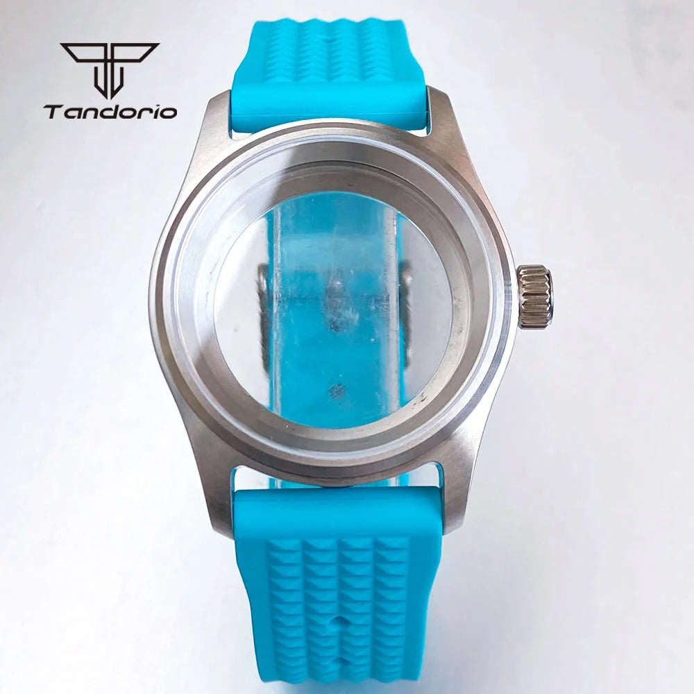 Pilot Watch Case Stainless Steel 36mm/39mm +Watchband Sapphire Fit NH34 NH35 NH36 ETA2824 PT5000 Miyota8215 821A Movt