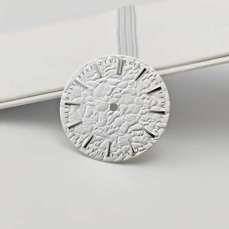 28.5mm NH35 Watch Dial Stone Grain NH36 Surface Diving Watch Using Modified Mechanical Watch Face Exquisite Dials