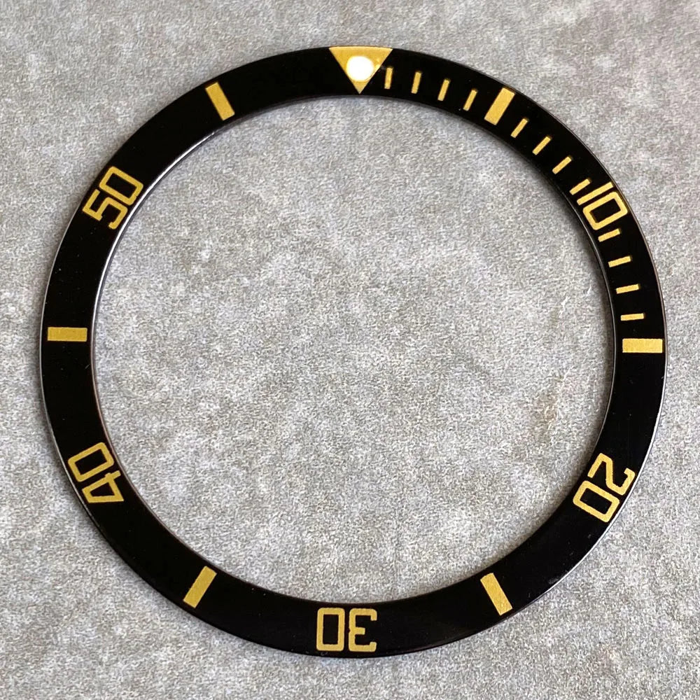 SKX007 bezel 38mm*31.5mm Watch Bezel Black/Blue/Green/Orange Aluminum Alloy Insert