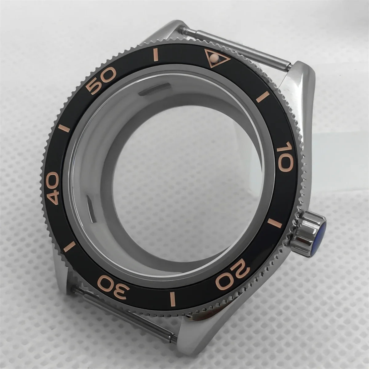 Fifty Fathom Case 41.5mm stainless steel case ceramic bezel sapphire glass with NH35 36 NH34 ETA2824 PT5000 movement watch replacementparts