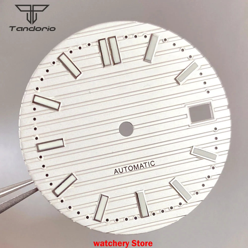 40mm Rose Gold Watch Case Bracelet Fit NH35 NH36 Automatic Movement Watch Parts For Nautilus Style Stainless Steel Bracelet