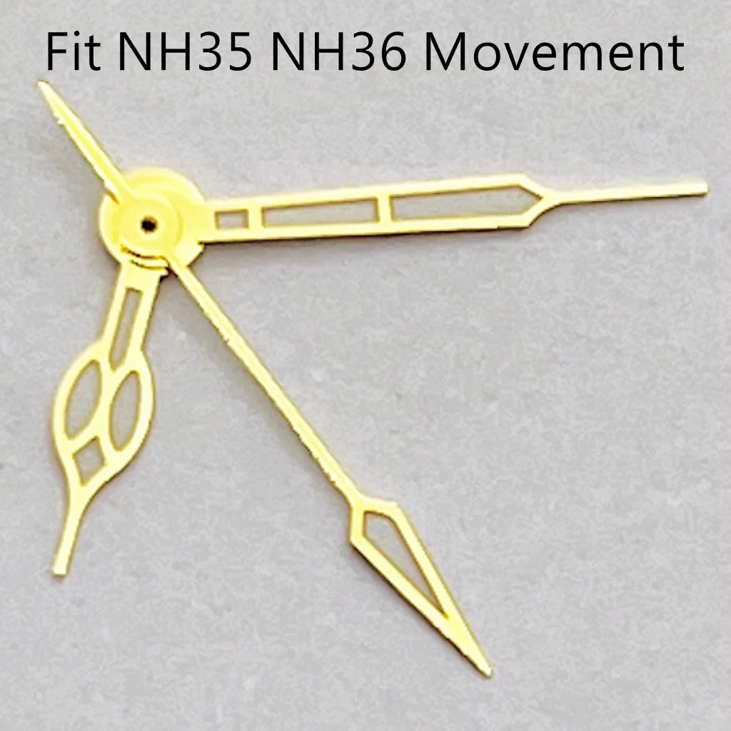 Silver/Black/Gold/RoseGold Watch Hands Green Luminous Fit NH35 NH36 NH38 Automatic Movement Watch Accessories