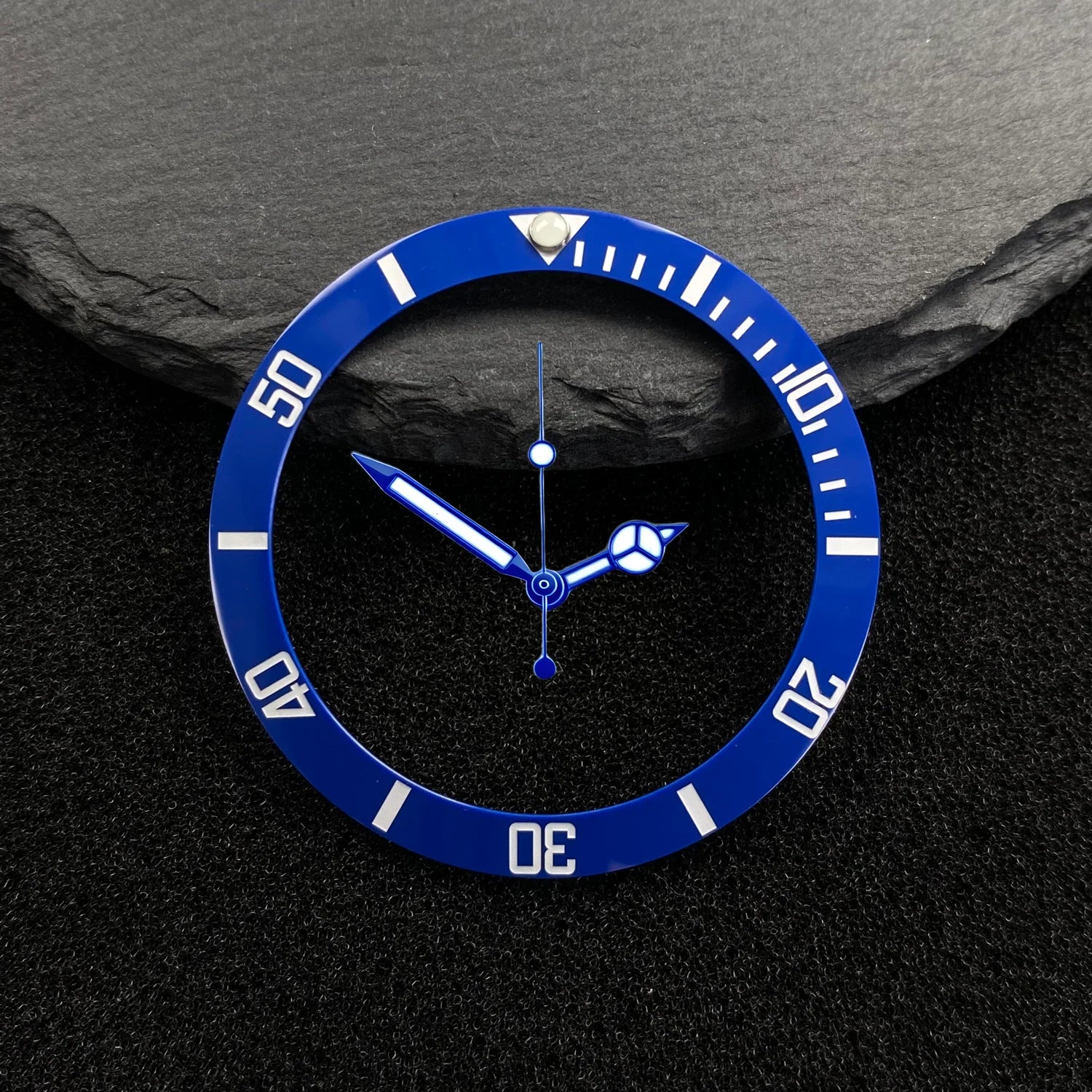 NH35 38-30.5mm bezel insert red Hands Watch Hands Blue Green Luminous Red Green Blue Hands For NH35/36/4R/7S Movement Watches Parts