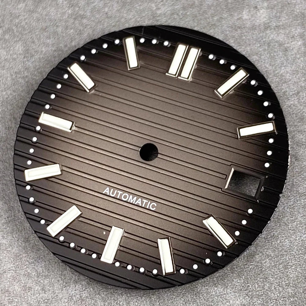 Square Watch Case fit for Philippe Nautilus 40mm Japan NH35A NH34 NH70 Movement Sapphire Glass Watch Parts