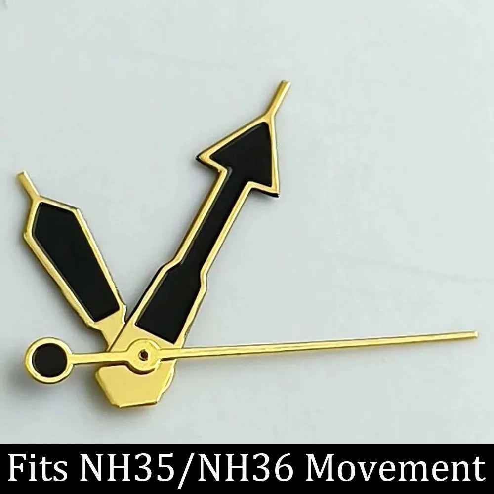 high-quality Watch accessories watch pointer NH series 35 NH36 hands green luminous suitable for N H35/ NH36 movement