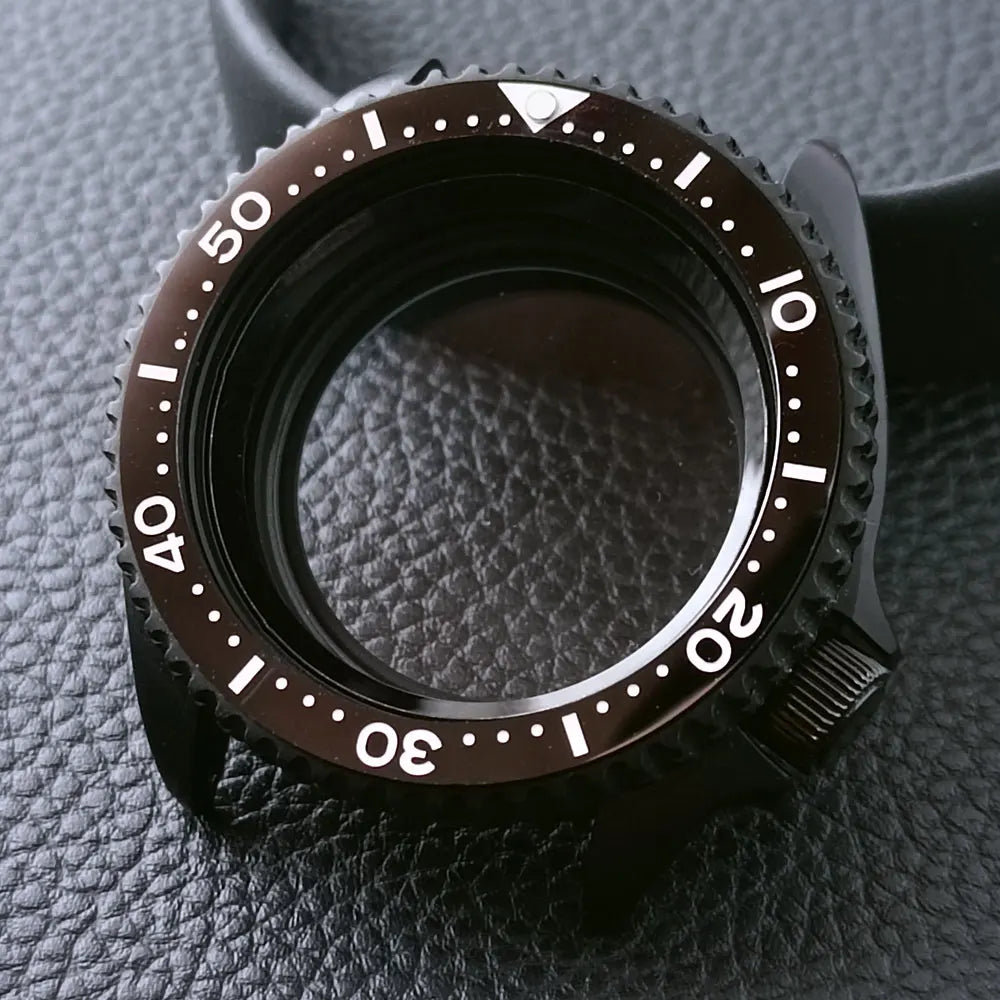 Black SKX007 Case PVD 42mm Sapphire NH35 Mod Case Nh36