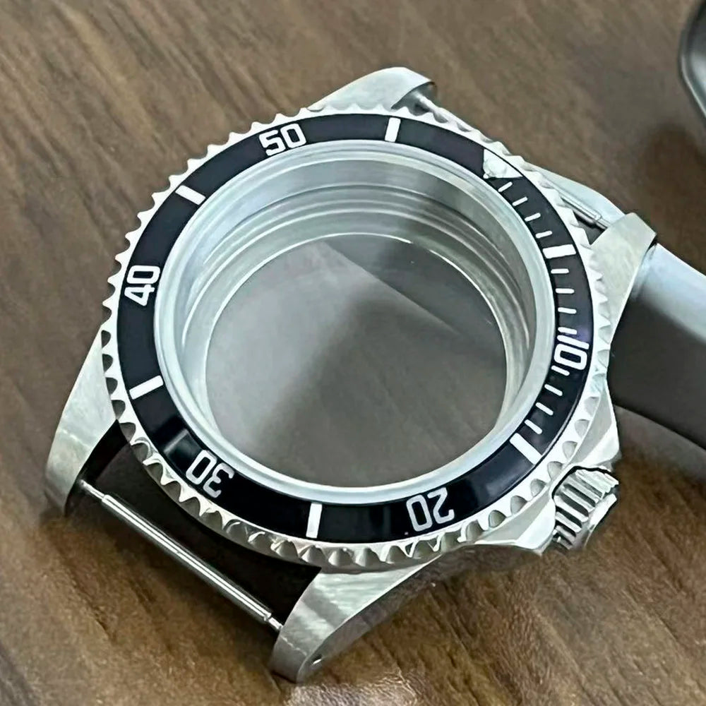 Retro Diver case 39mm,10bar waterproof stainless steel sapphire crystal case, suitable for NH34, NH35, NH36 mechanical movement accessories