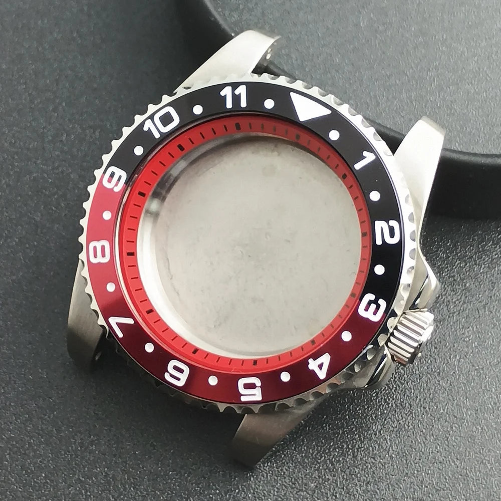 40.5mm Submariner Case GMT with Chapter Ring for NH34 NH35 NH36 Movement Sapphire 10ATM