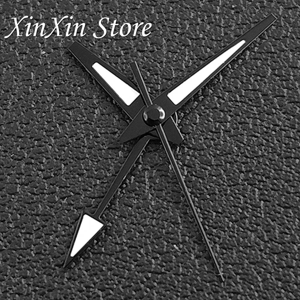 GS 4 Pointers NH34A GMT Watch Hands C3 Green Luminous Watch Needles for NH34 NH35 NH36 NH38 Movement