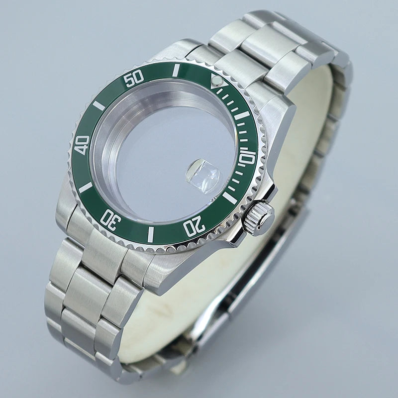 40MM Submariner watch case Eta2824 Sw200 PT5000 Sloping Bezel Sapphire GMT Yacht Master