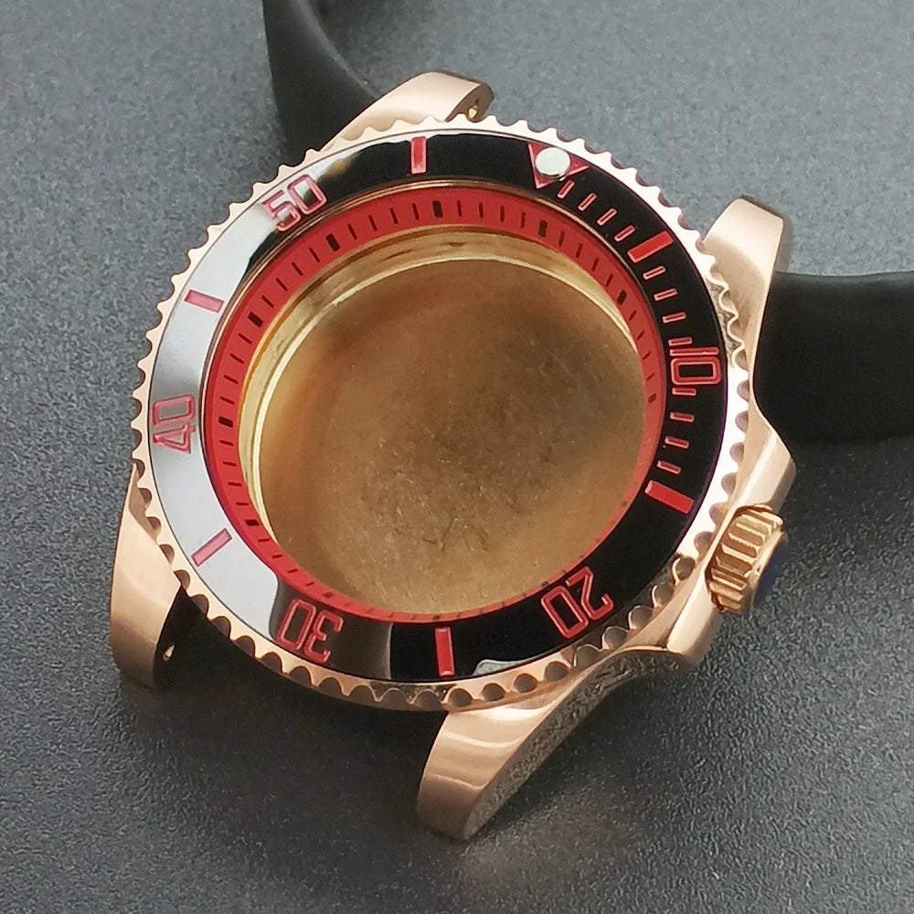 40.5mm Submariner Case GMT with Chapter Ring for NH34 NH35 NH36 Movement Sapphire 10ATM
