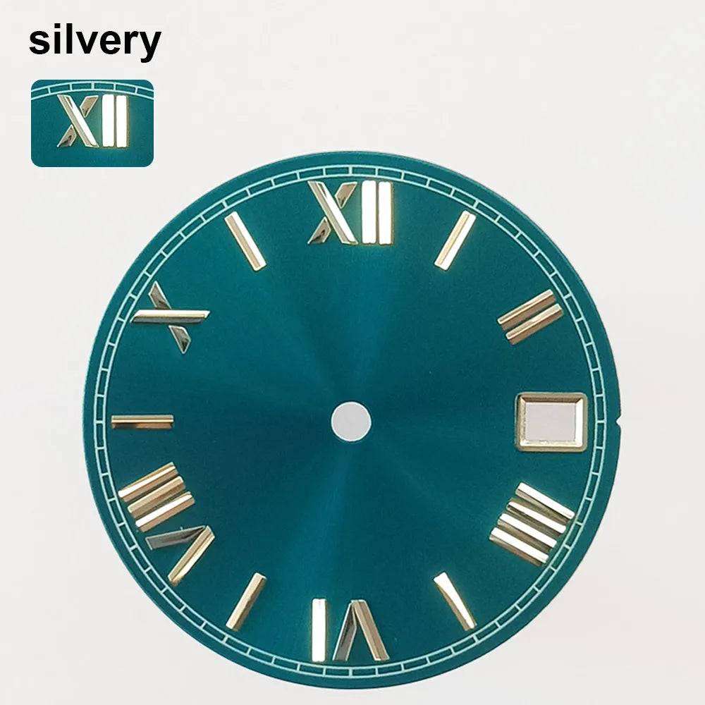 151 type of dials Submariner 28.5mm dial with calendar window suitable for NH35 movement luminous dial can support DIY dial customization name/logo