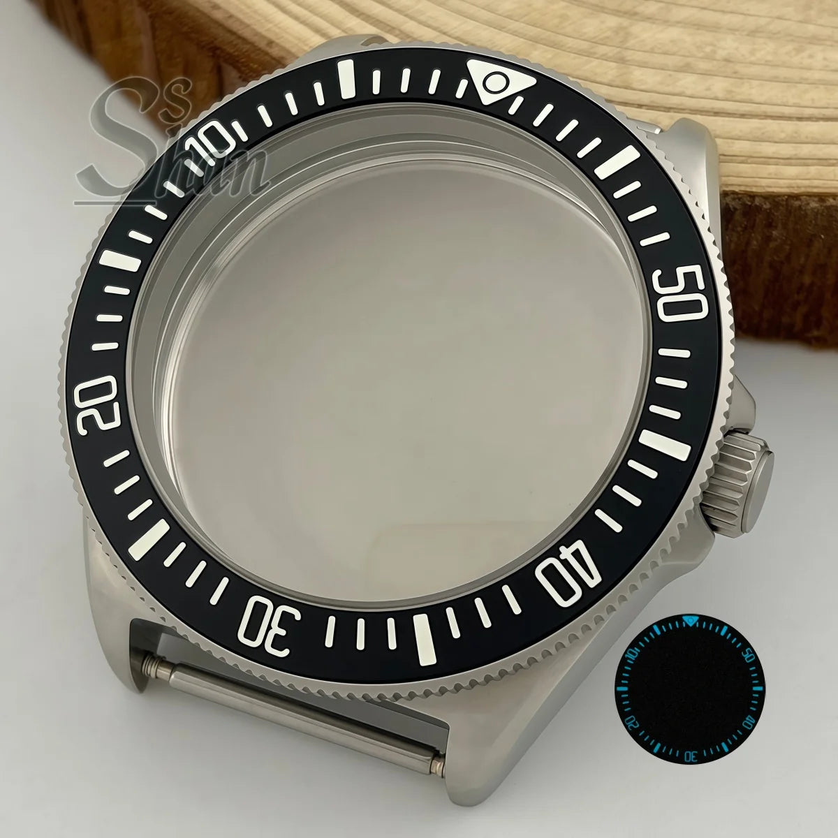 40mm tactics frog FX diving watch case dome sapphire luminous bezel NH34A NH35A ETA2824 PT5000 movement parts