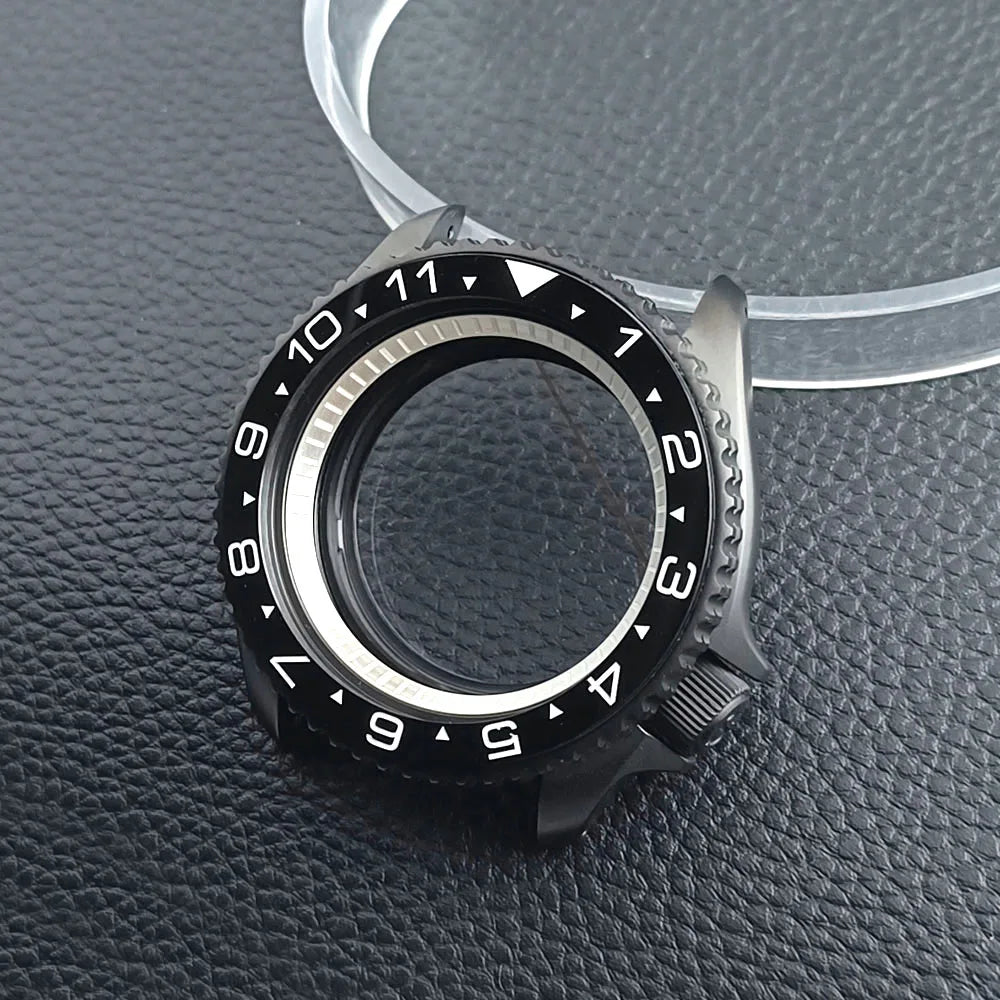 Black SKX007 Case PVD 42mm Sapphire NH35 Mod Case Nh36