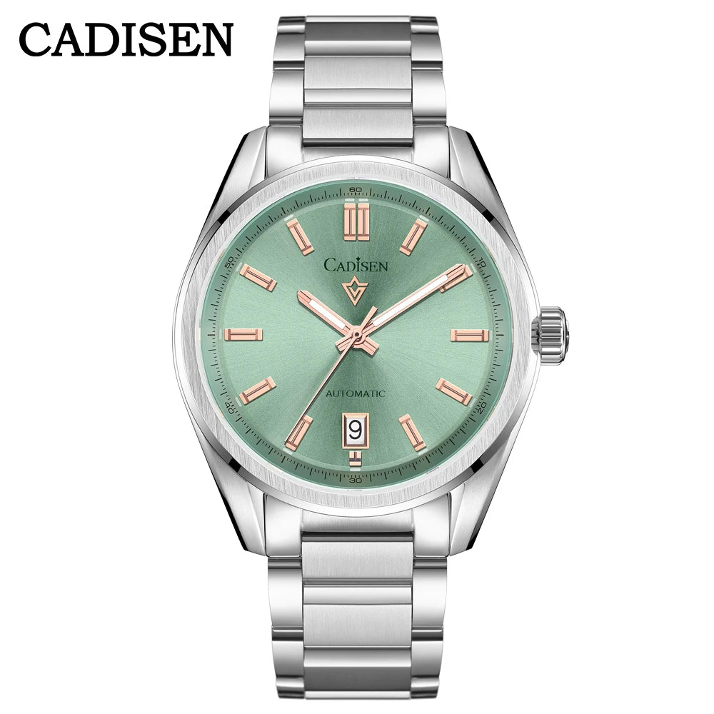 CADISEN C8227 Dress Watch Luminous NH35 AR Sapphire 10Bar 40MM