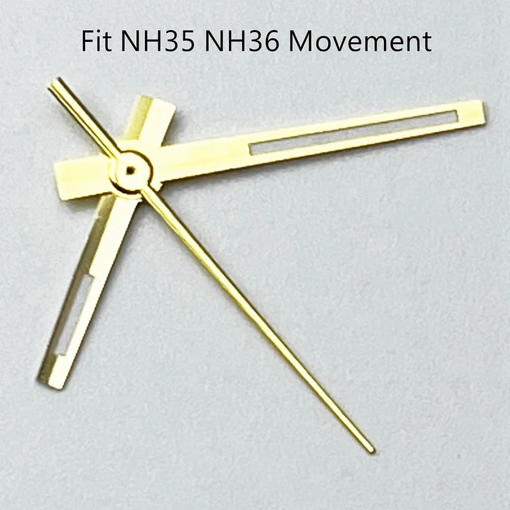 NH35 Silver/Rose gold Watch Luminous Hands Fit NH35 NH36 ETA2836 2824 DG2813 3804 Miyota8215 8205 821A Movement Automatic