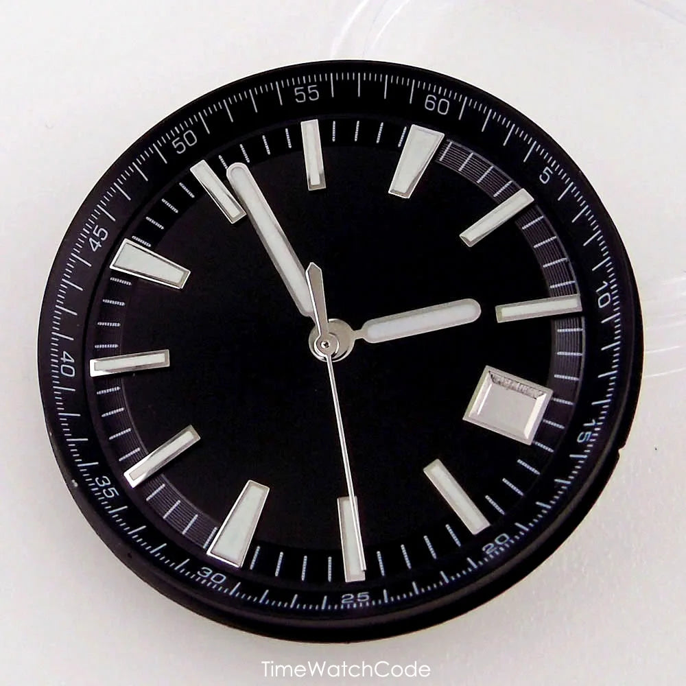 33mm Luminous Watch Dial for Overseas Men Watch Modified Accessories Fit for NH35 NH36 NH38 4R35 4R36 Automatic Movement