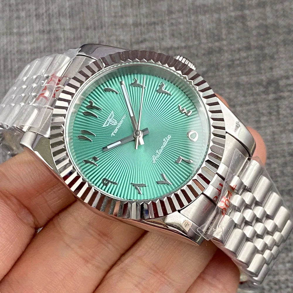 DateJust Mod Tandorio TD136A 36mm 39mm Arabic Numerals Miyota 8215 Automatic Sapphire