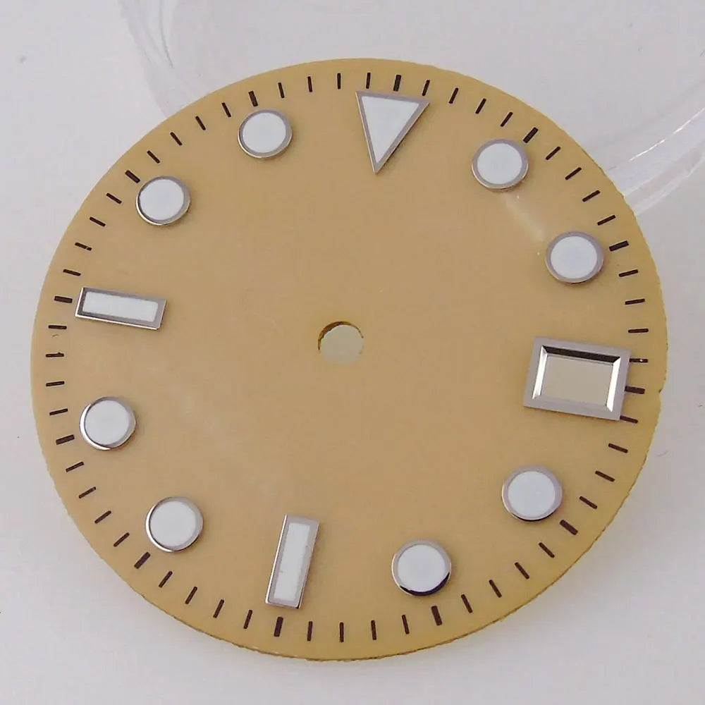SUB MOP Watch Dial 29mm para sa NH 35 NH 36 D iver na Mga Bahagi ng Relo Itim/Kahel/Puti 3.8/3 dial feet Berde Luminous