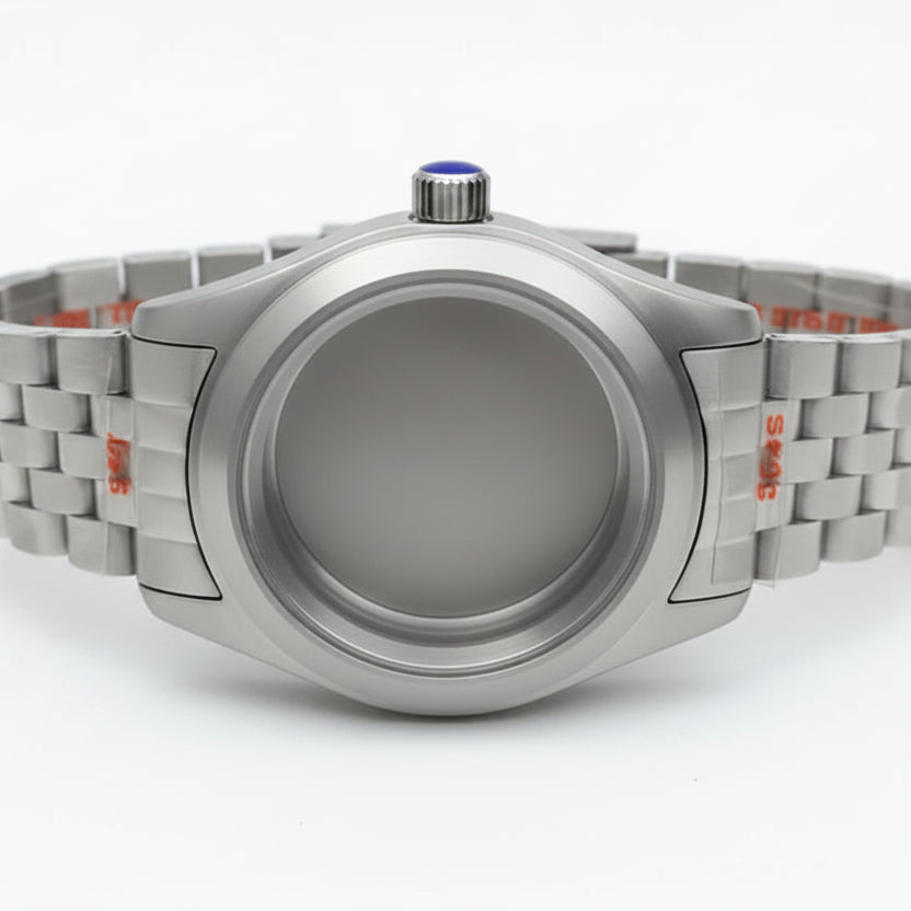 Miyota 9015 watch case 36mm 39mm explorer Mod Brushed Dome Sapphire Glass Fit NH35 NH36 ETA2824 PT5000 Miyota9015 10bar