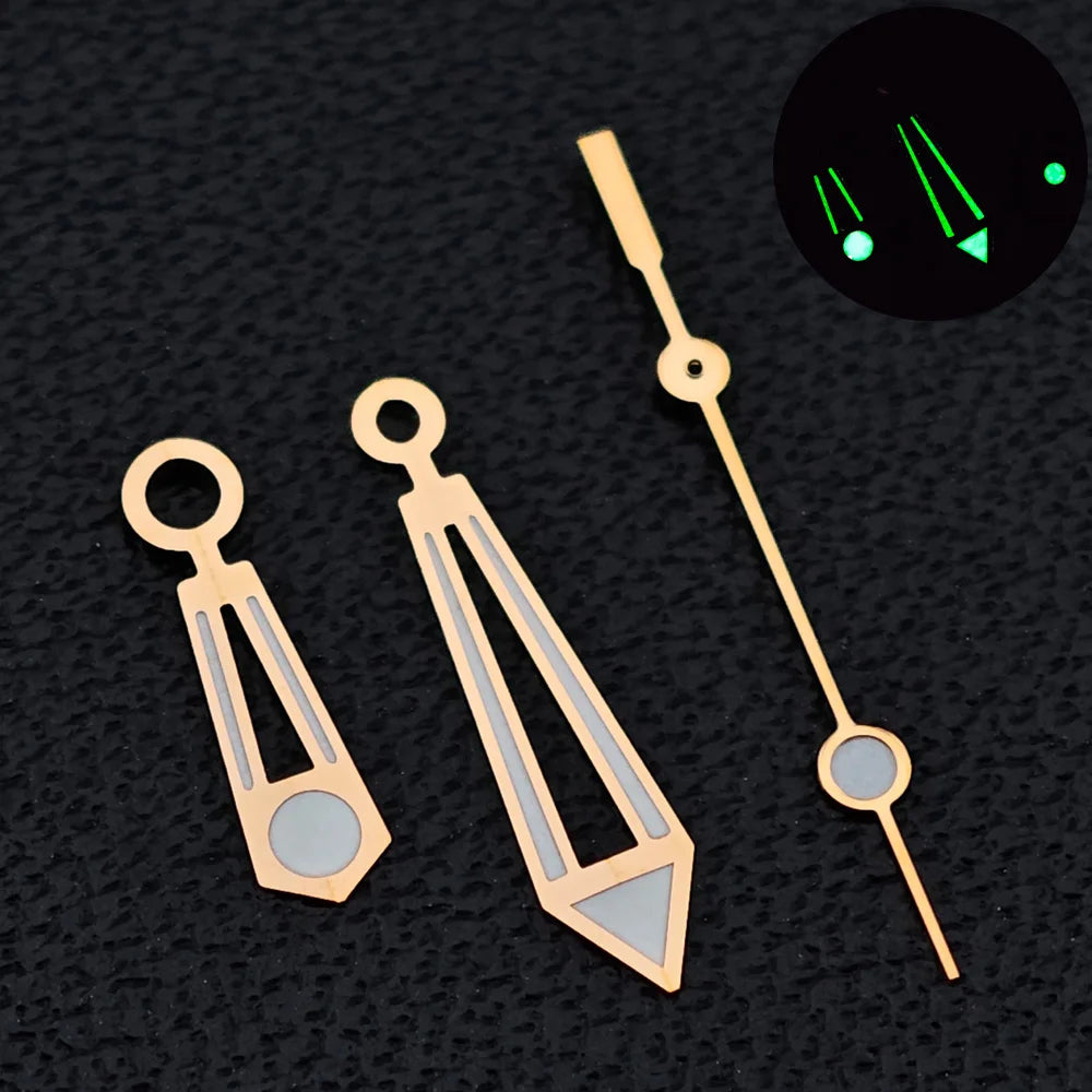 31.7mm seamaster Watch Dial For 300 Series NH35 NH36 Movement 6 O‘clock Date C3 Green Luminous Mechanical Watch Parts