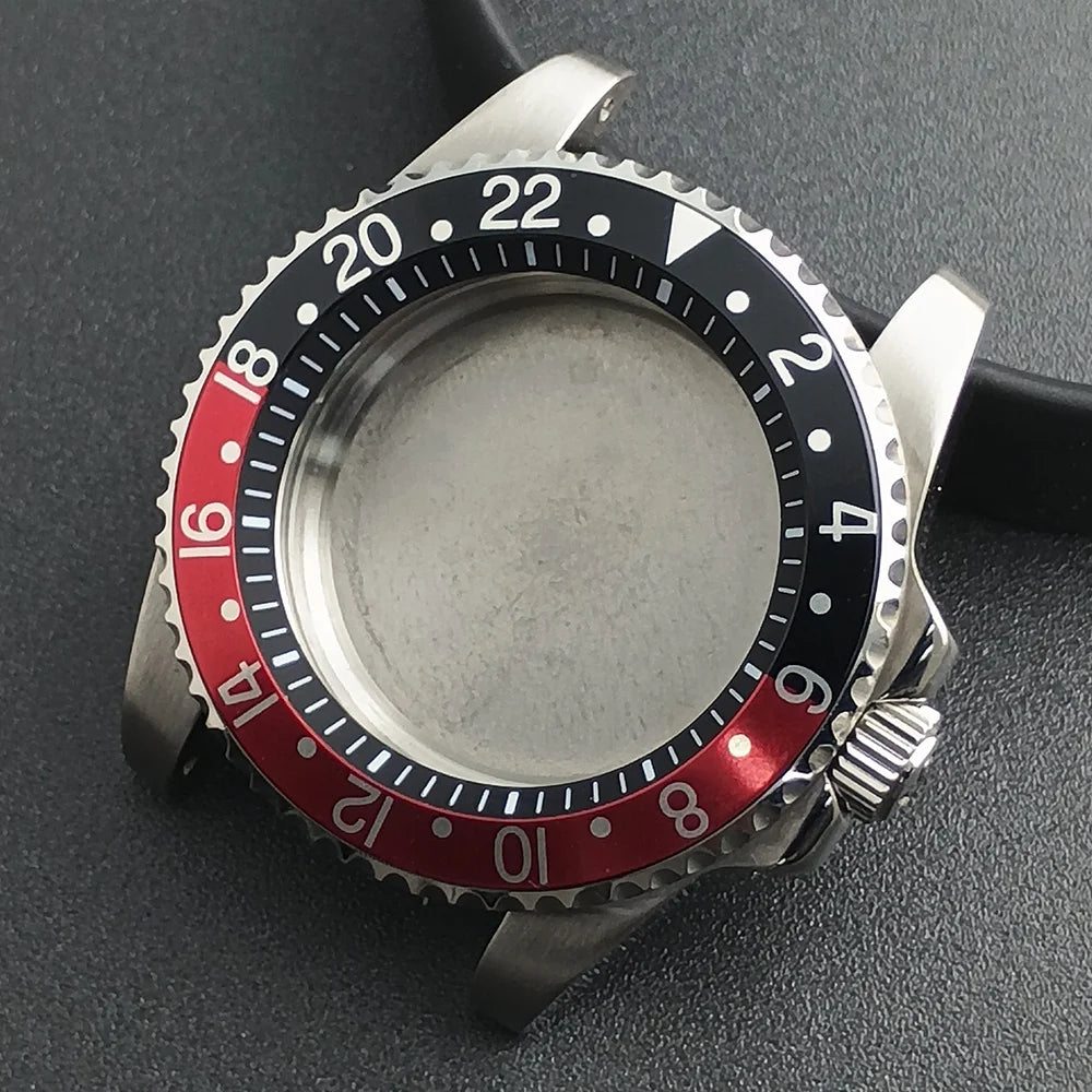 40.5mm Submariner Case GMT with Chapter Ring for NH34 NH35 NH36 Movement Sapphire 10ATM