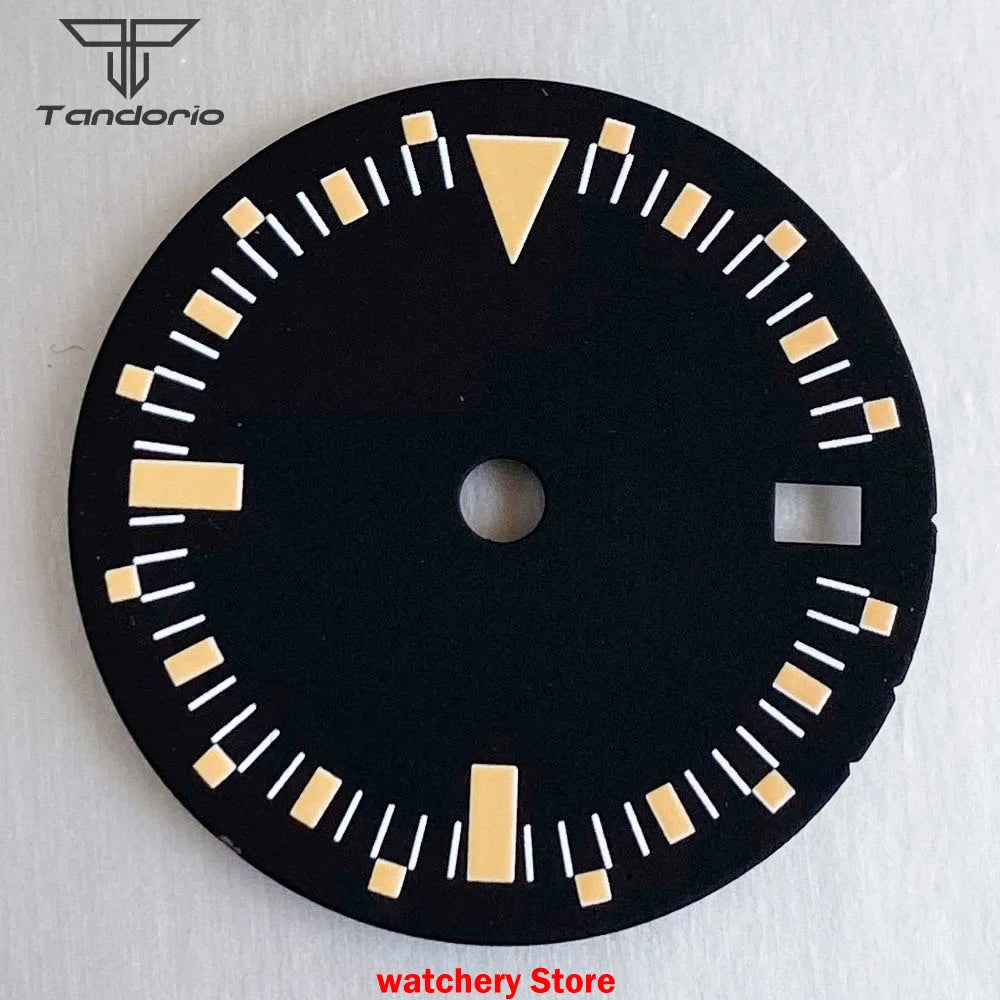 29mm NH34 GMT watch dial Vintage Orange MarksMod Watch Accessories Fit NH34 NH34A Movement Watch Parts Tool Set