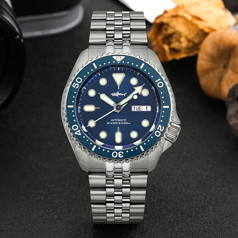 NH36 SKX007 Diver Watch 42mm Heimdallr 200M Waterproof Sapphire Ceramic Bezel C3 Luminous