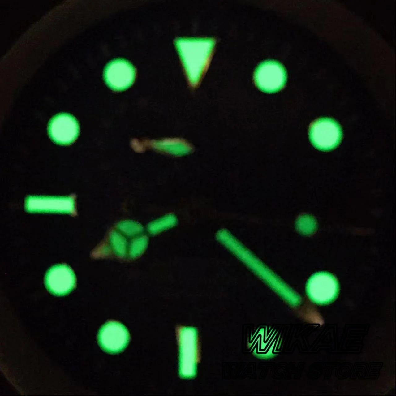 29mm Sterile TMI NH37 Watch Dial Hand Set Black Blue Green Dial Silver Orange Index Green Luminous