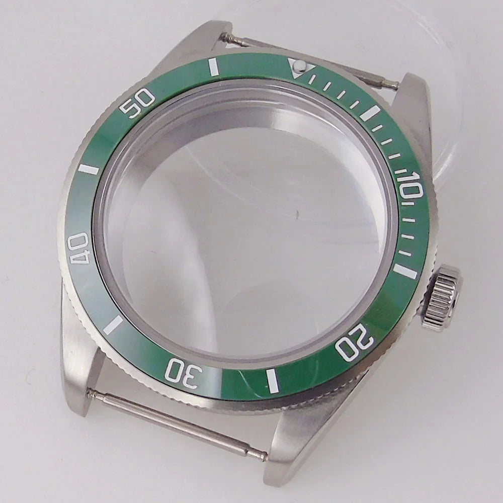 39mm Dive Watch Case BB58 Mod 20BAR Waterproof Dome Sapphire Glass 39mm Black Bay Watch Case for NH34 NH35 NH36 NH70 ETA2824 PT5000 Watch Parts