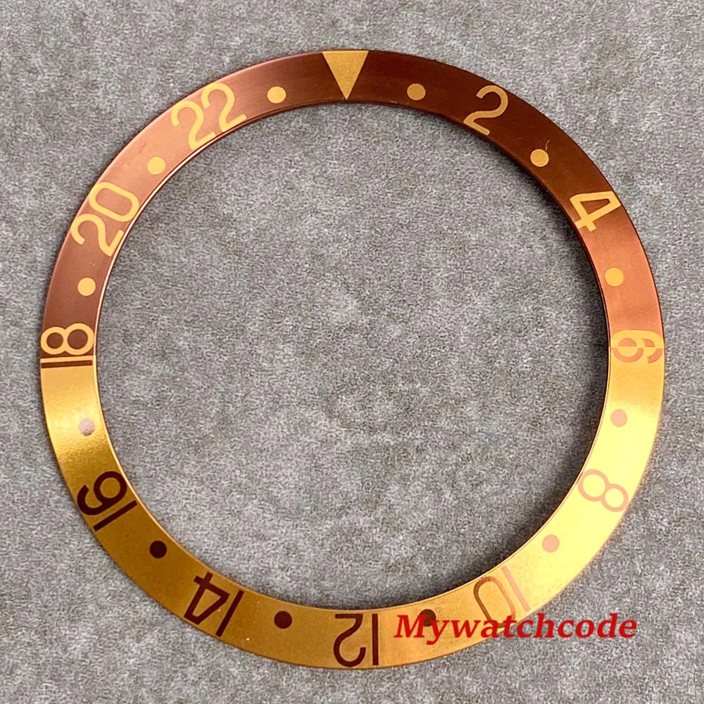 38mm x 30.5mm Black Red Purple Bezel Insert Replacement Part For 40mm GMT SUB SKX 007 Mens Watch Accessories Case Ring